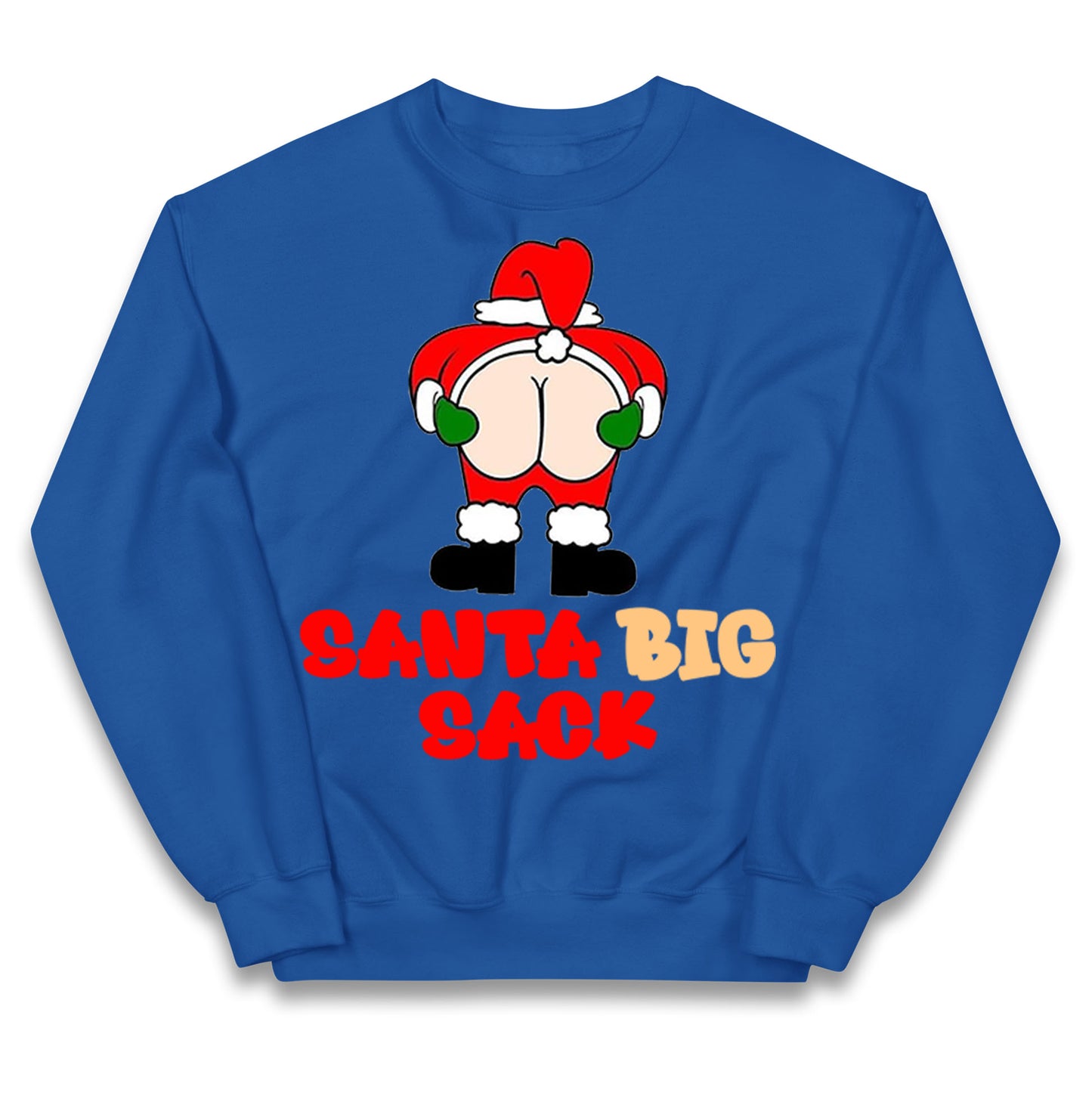 Christmas Santa Big Sack Funny Jumper