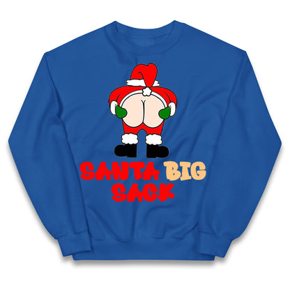 Christmas Santa Big Sack Funny Jumper