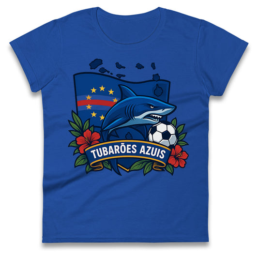Cape Verde Football Ladies T Shirt