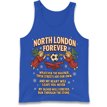 North London Forever Arsenal Christmas Tank Top