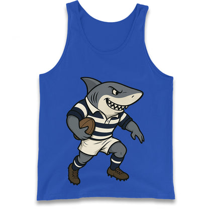Retro Sale Sharks Rugby Union Tank Top