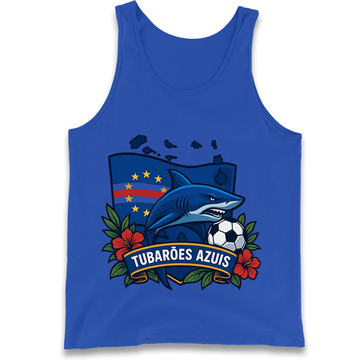 Cape Verde Football Tank Top