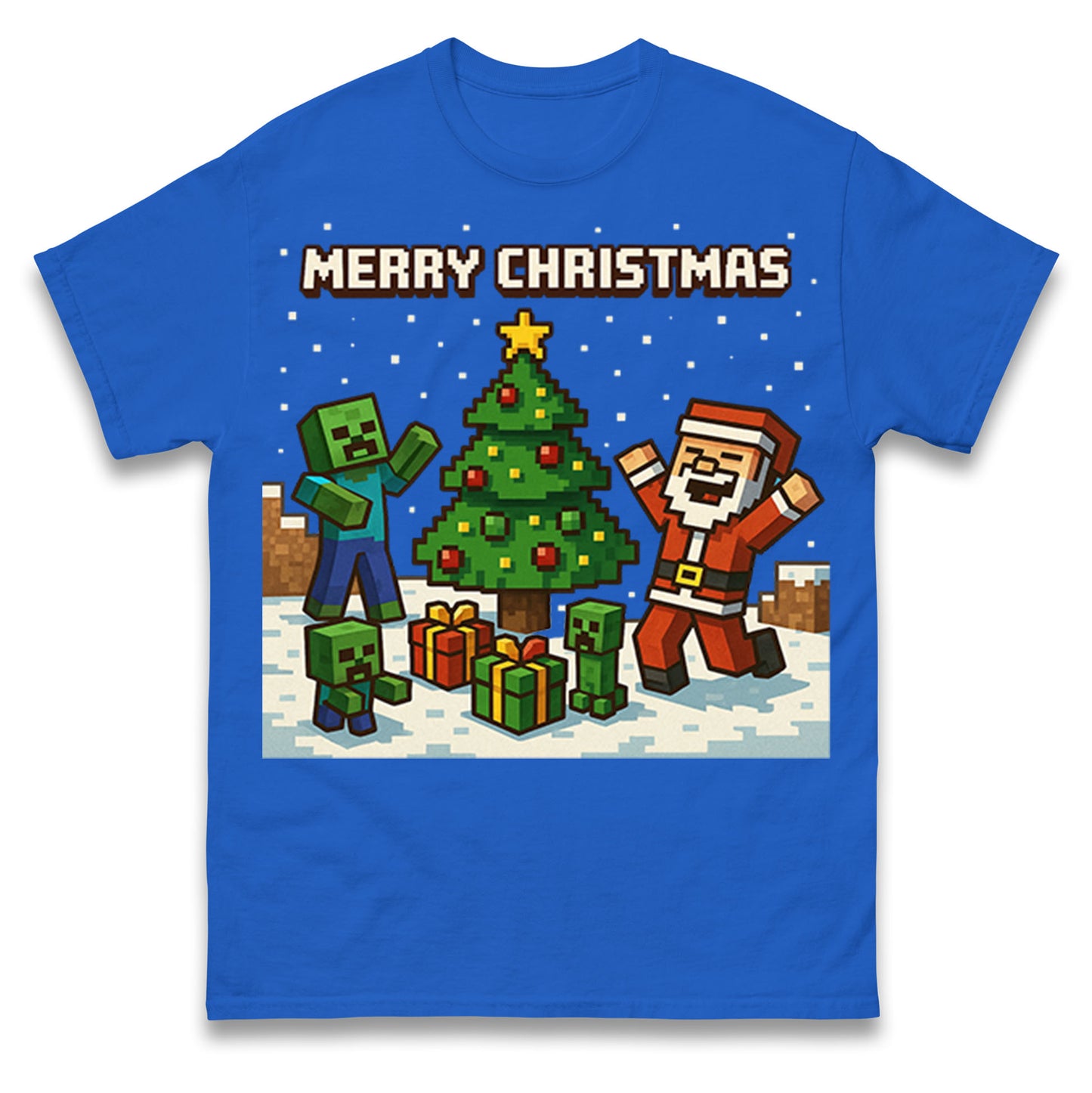 Minecraft Christmas T Shirt