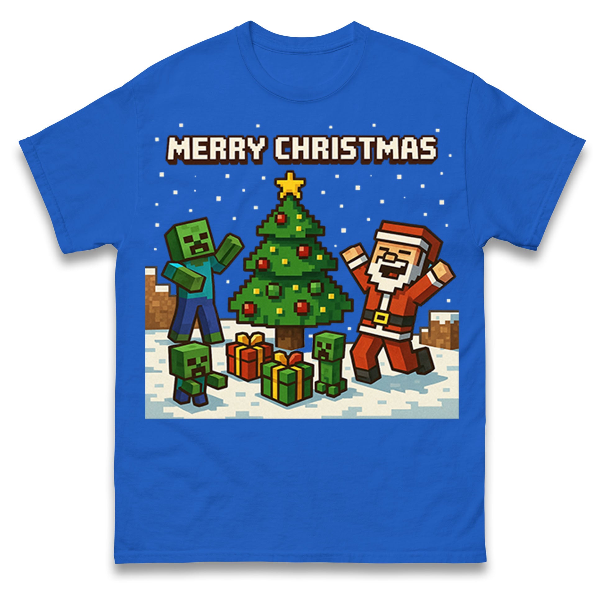 Minecraft Christmas T Shirt