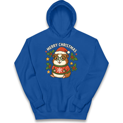 Guinea Pig Christmas Kids Hoodie