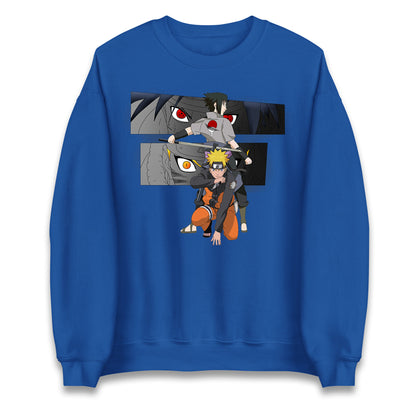 naruto and sasuke uchiha sweatshirt