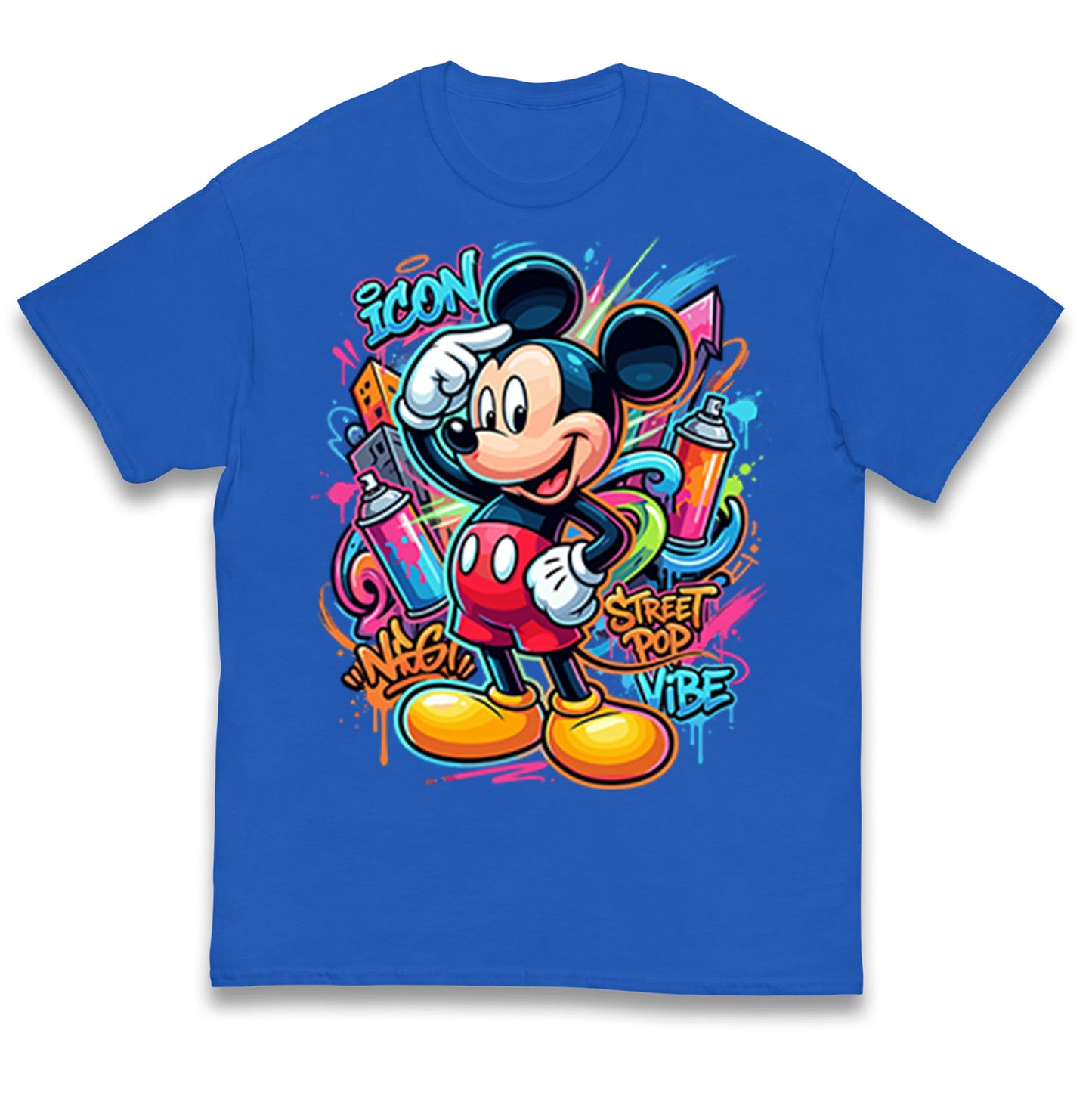 Graffiti Mickey Kids T Shirt