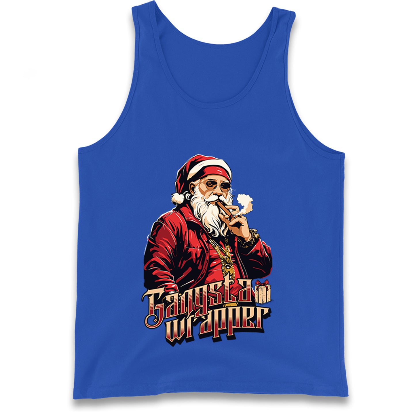 Santa Claus Gangster Tank Top