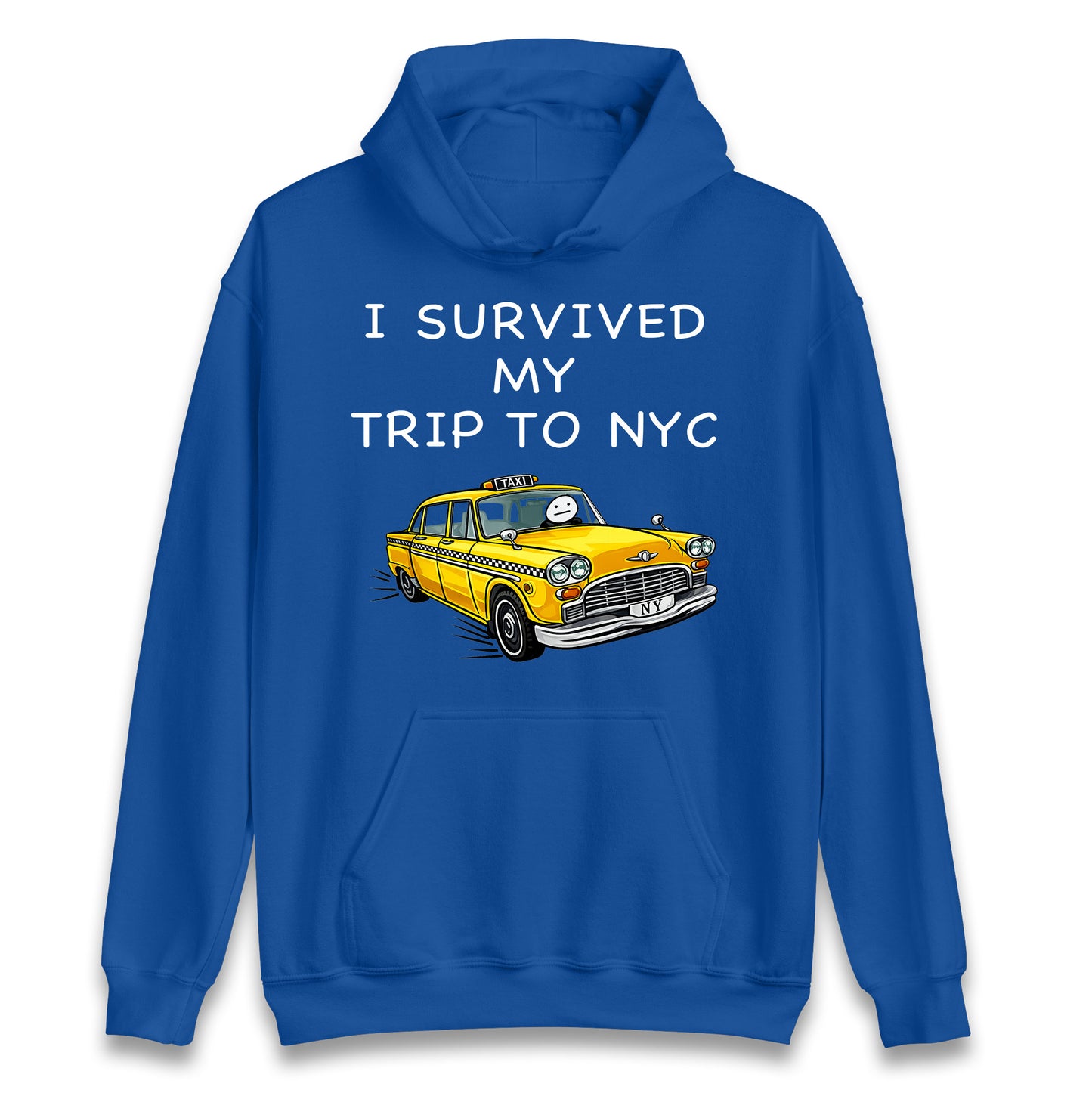 I Survived My Trip To NYC Yellow Taxi Hoodie