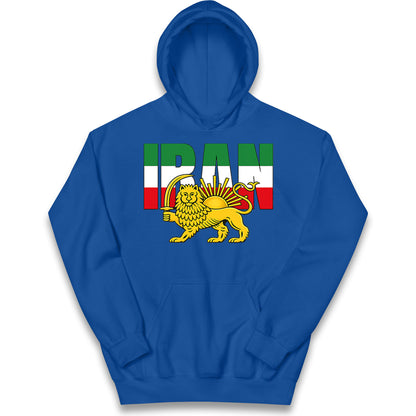 Iran Flag Kids Hoodie