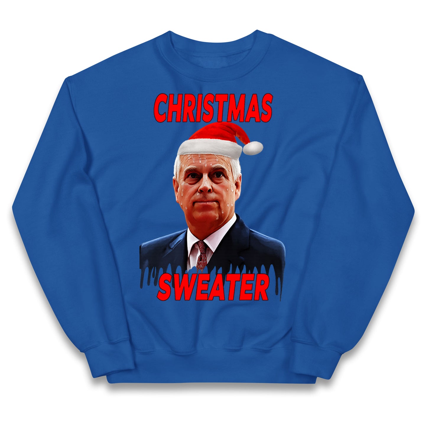 Prince Andrew Christmas Kids Jumper