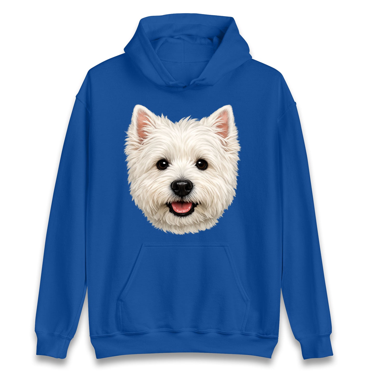 West Highland White Terrier Dog Face Kids Hoodie