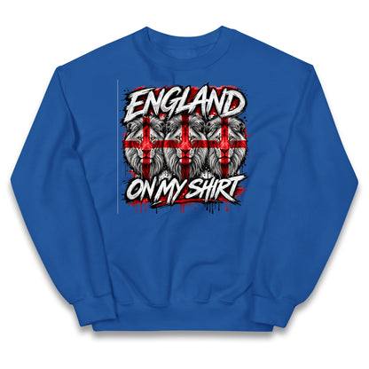 England 3 Lions World Cup 2026 Kids Jumper 