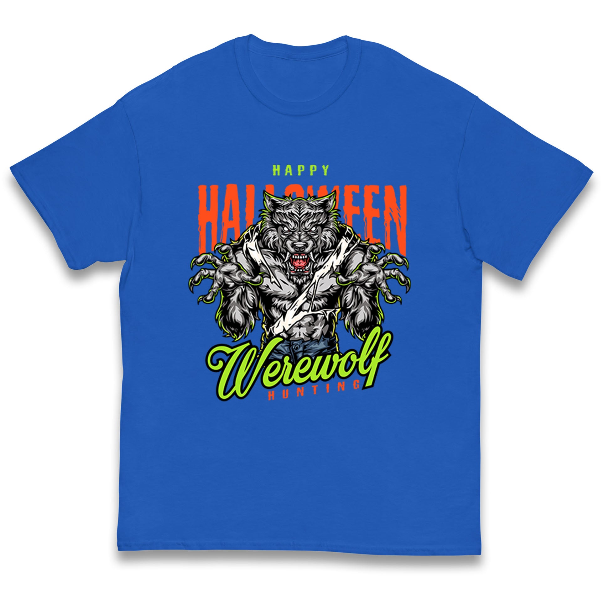 Halloween Werewolf Kids T Shirt