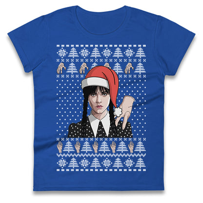 Wedensday Christmas Ladies T Shirt