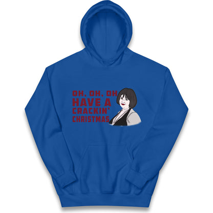 Oh My Crackin Christmas Nessa Gavin And Stacey Kids Hoodie