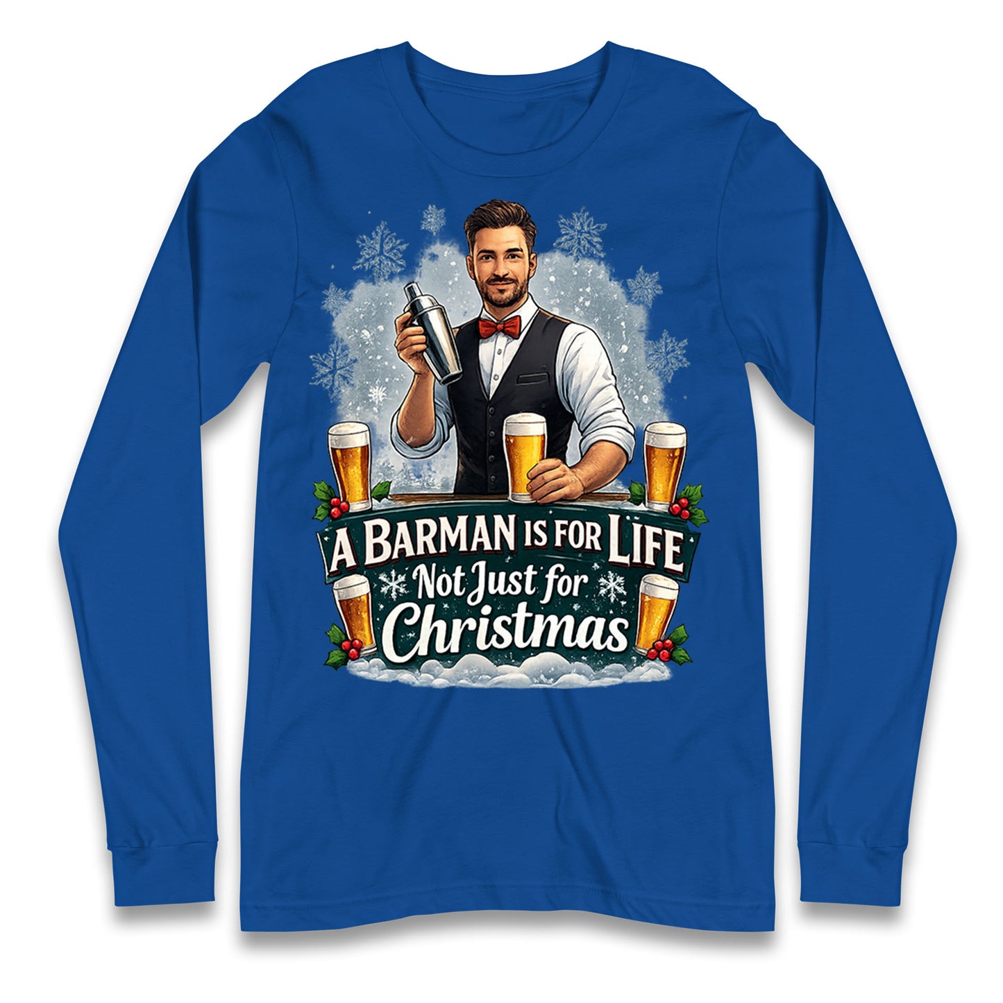 Barman Christmas Longsleeve T Shirt
