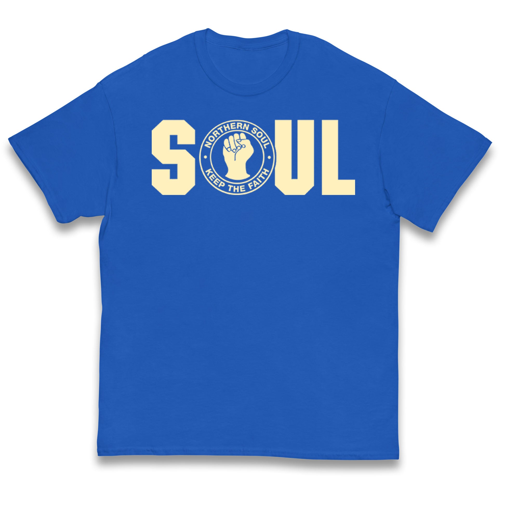 Northern Soul Keep The Faith Logo Kids T Shirt