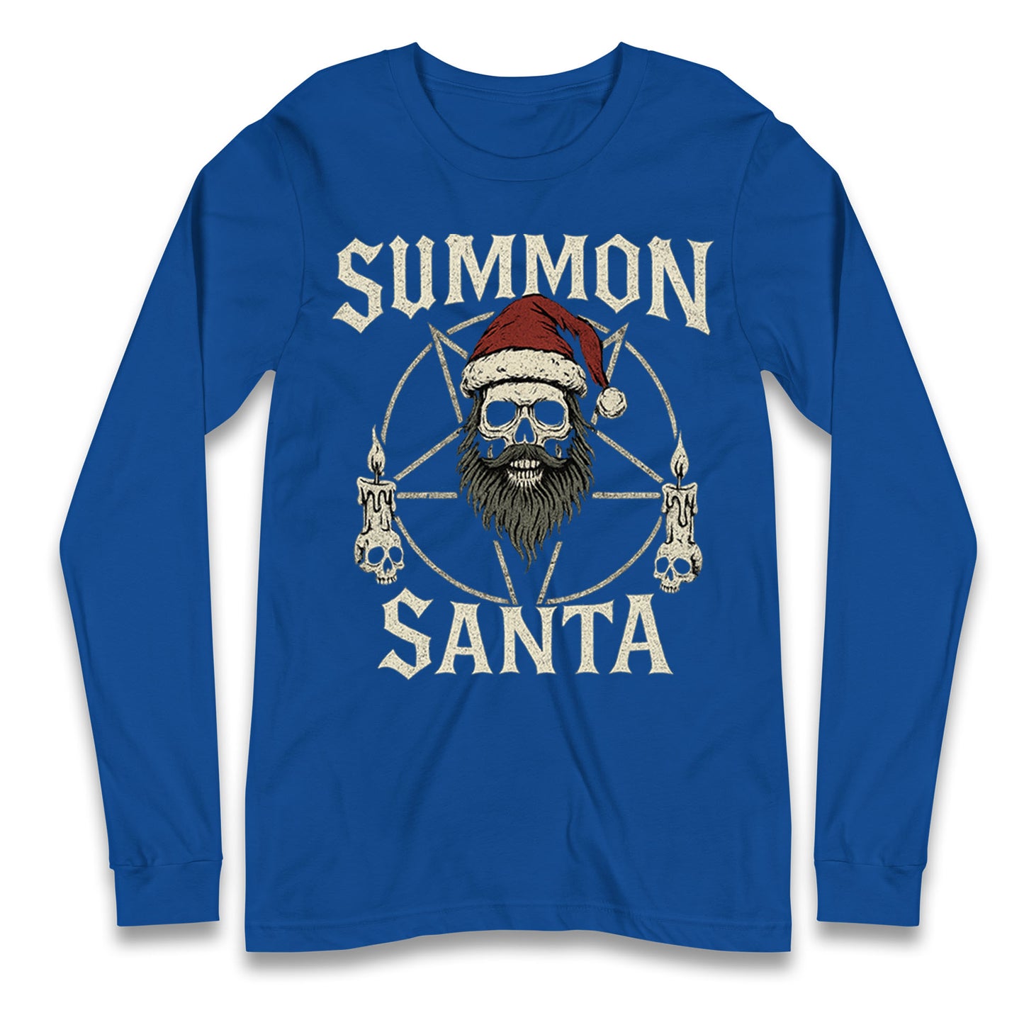 Summon Santa Goth Christmas Long Sleeve Shirt