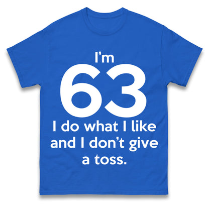 63rd Birthday T Shirt