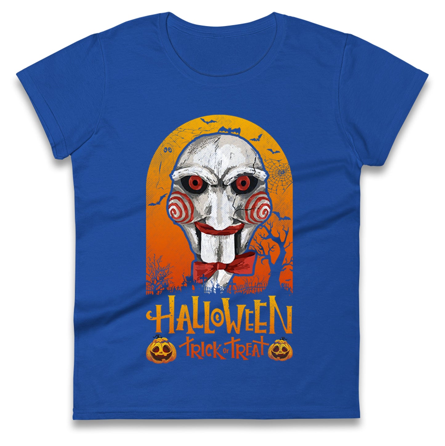 Billy The Puppet Saw Halloween Womens t shirt