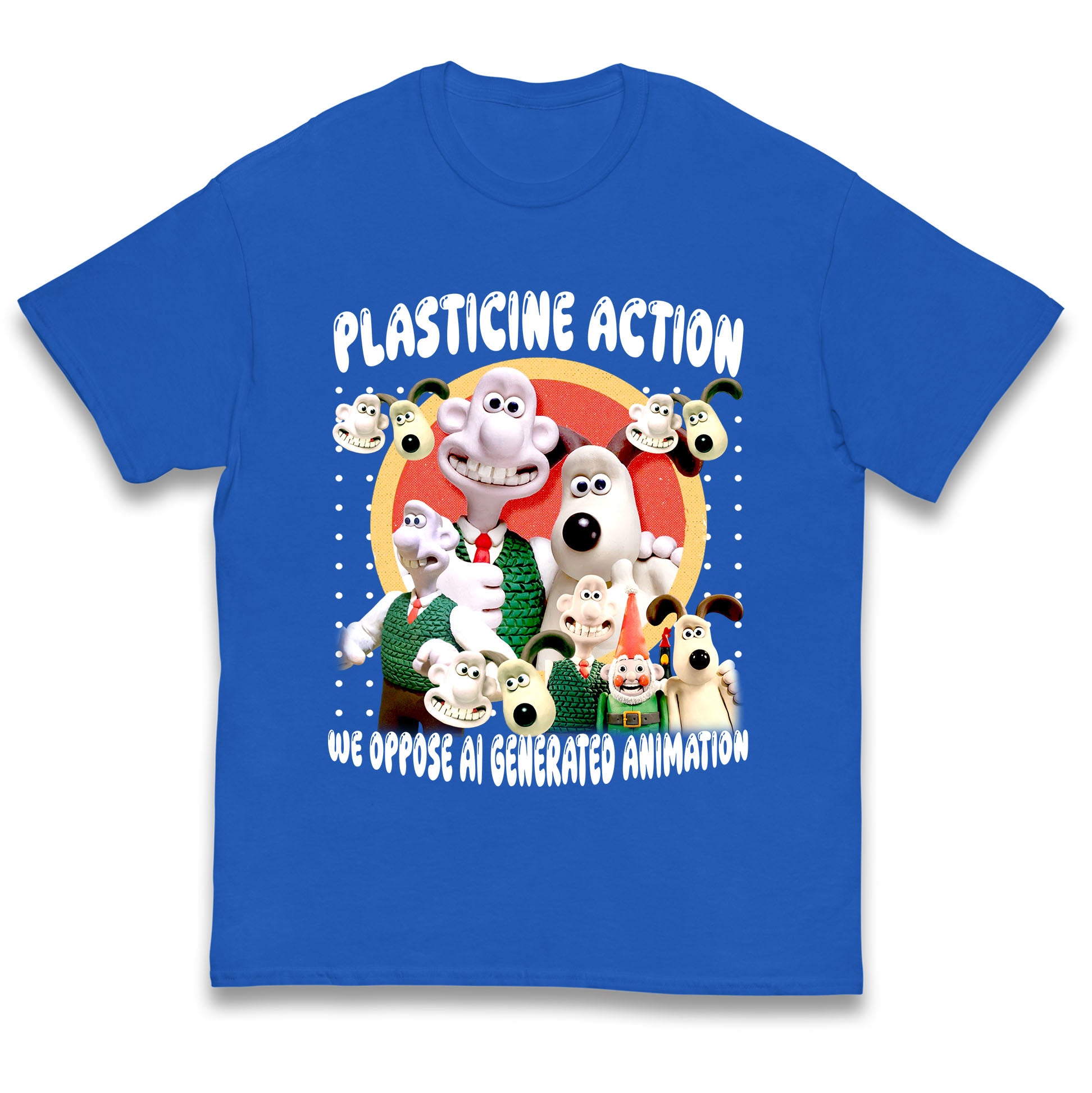 Plasticine Action Figure Kids T Shirt