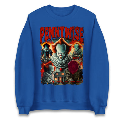 The Clown Pennywise Halloween Bootleg Unisex Sweatshirt