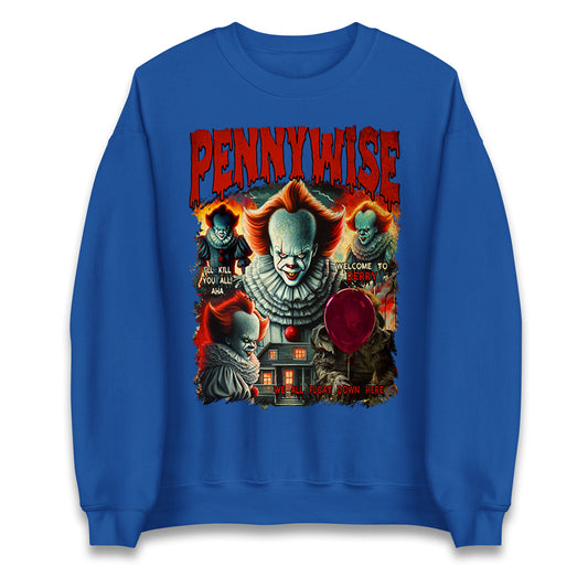 The Clown Pennywise Halloween Bootleg Unisex Sweatshirt