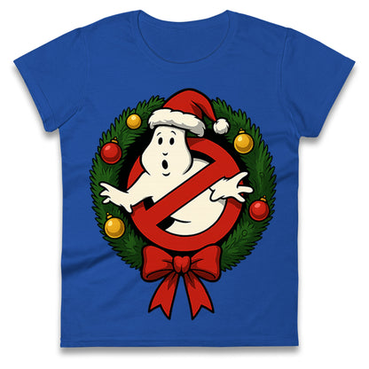 Ghostbusters Christmas Ladies T Shirt
