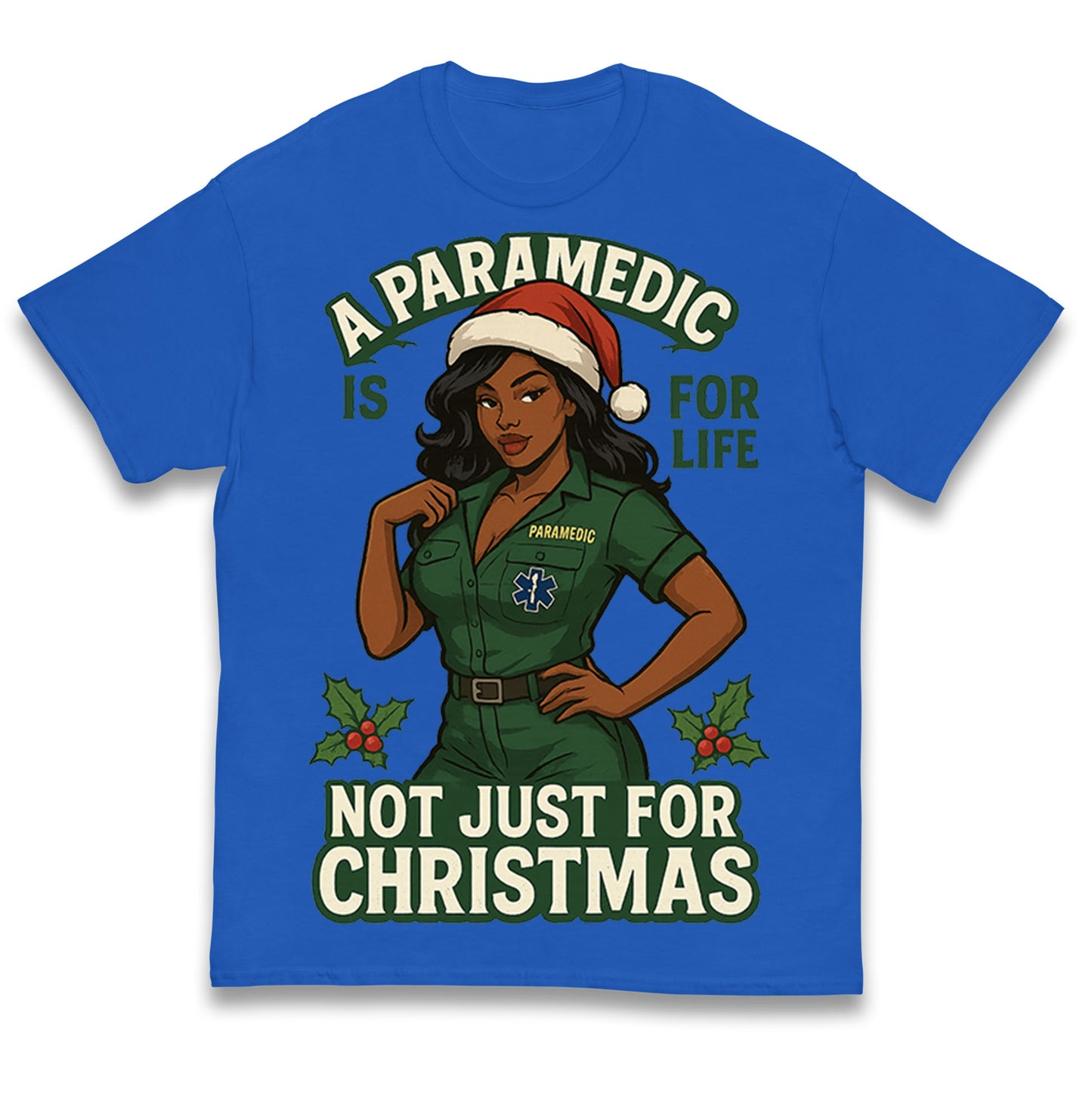 Paramedic Christmas Kids T Shirt