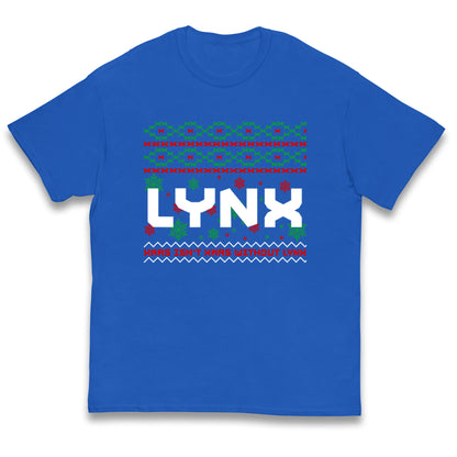 Lynx Christmas Kids T Shirt