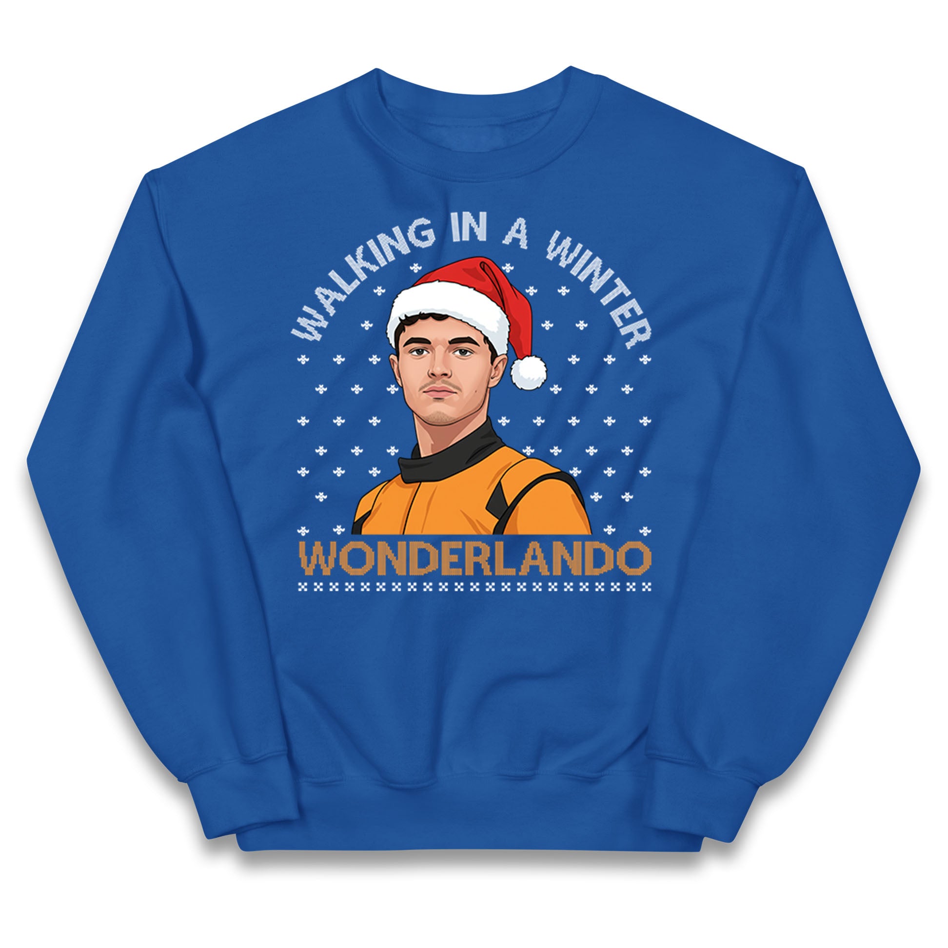 Lando Norris Christmas Kids Jumper