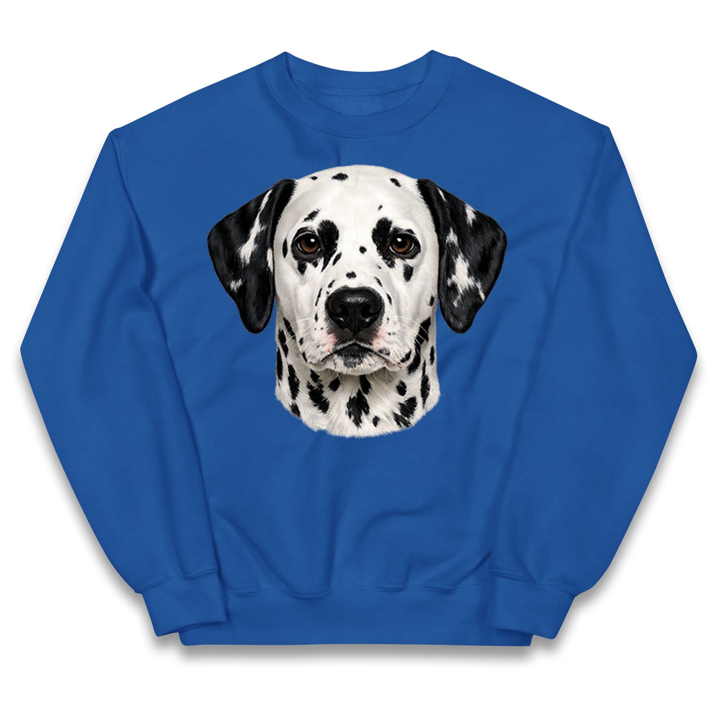 Dalmatian Dog Face Kids Jumper