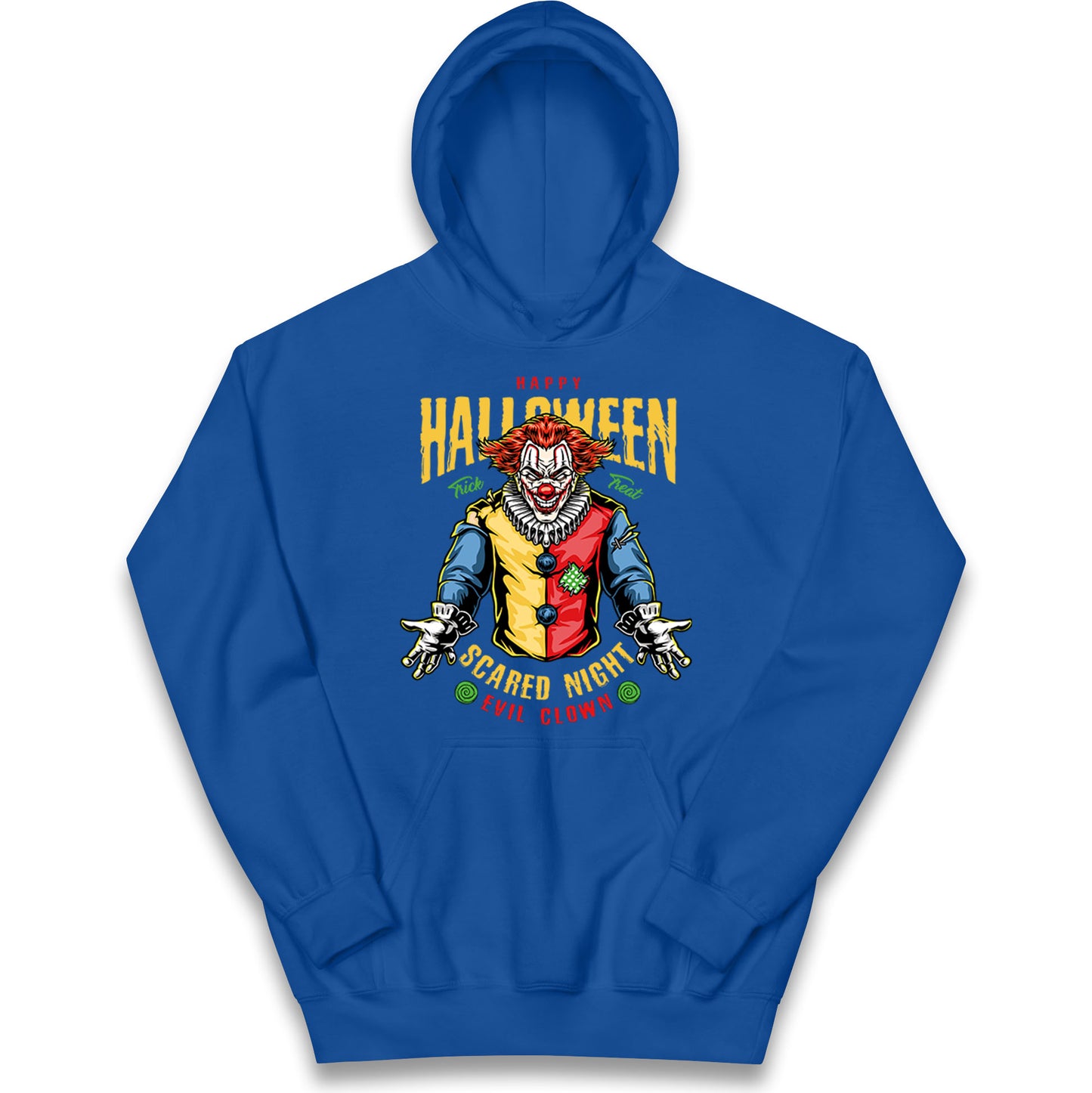 Halloween Clown Kids Hoodie