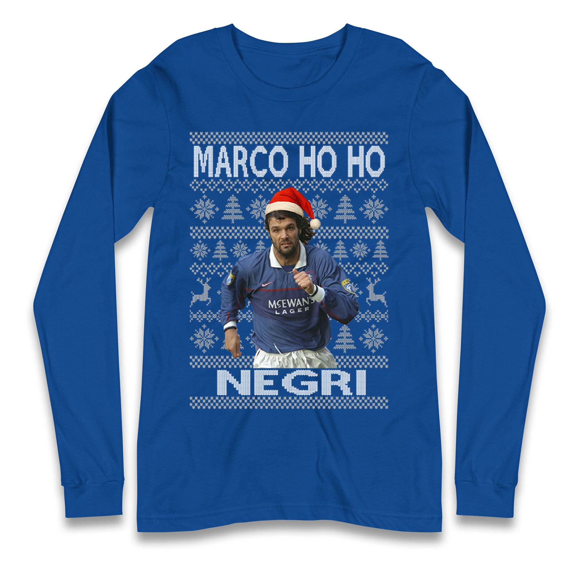Rangers FC Christmas Longsleeve T Shirt 