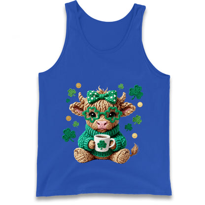 Cute Cow St Patrick Tank Top