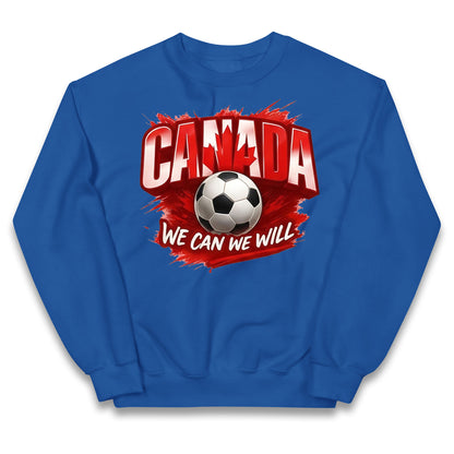 Canada Retro World Cup Kids Jumper
