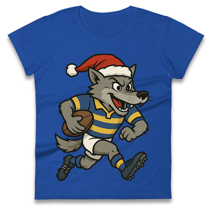 Warrington Wolves Christmas Ladies T Shirt
