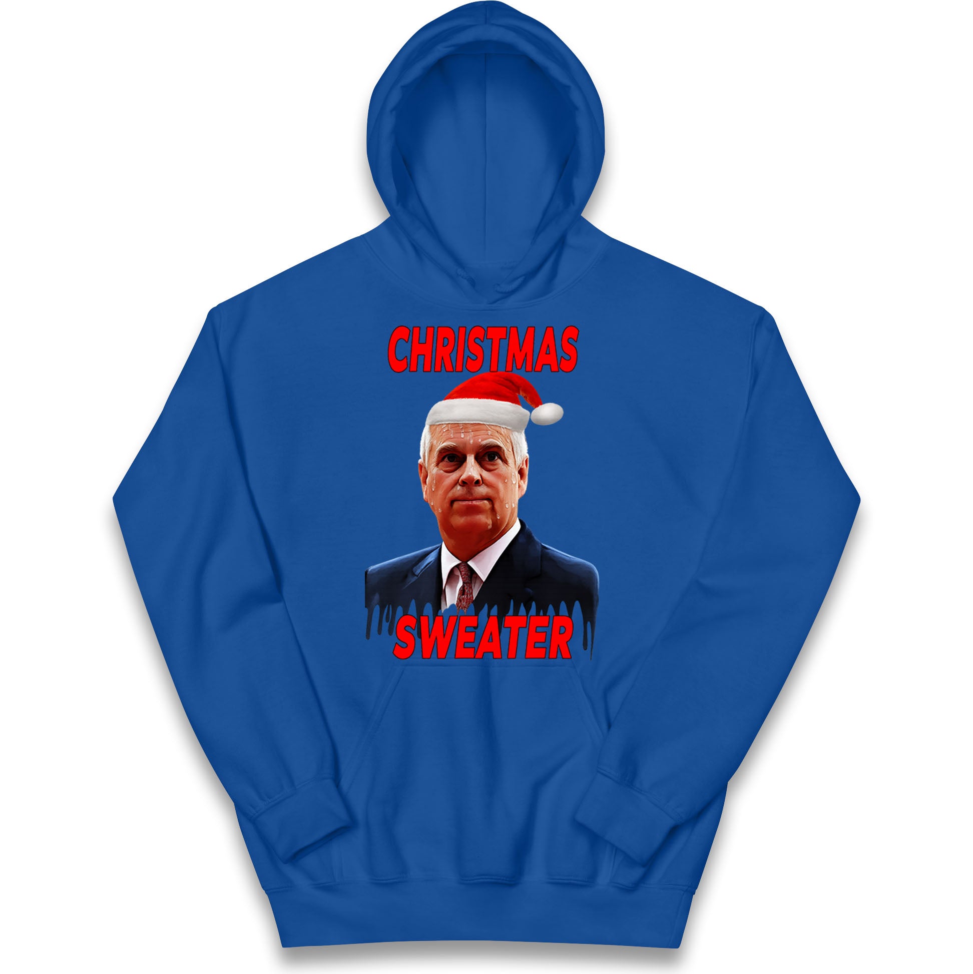 Prince Andrew Christmas Kids Hoodie