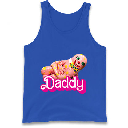 Funny Mr Blobby Daddy 90s Retro Tank Top