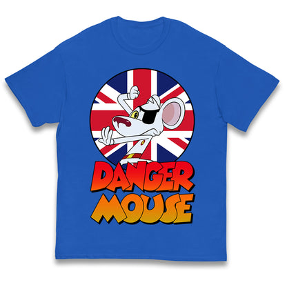 Danger Mouse Union Jack Kids T Shirt