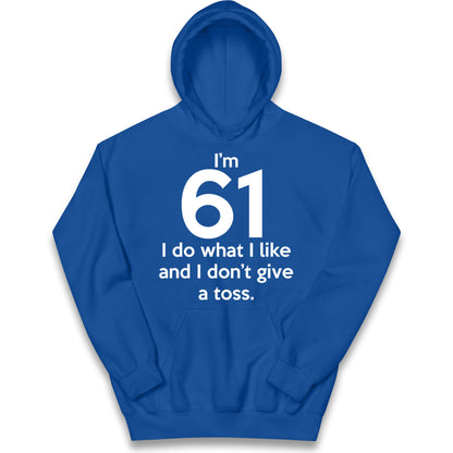 61th Birthday Kids Hoodie