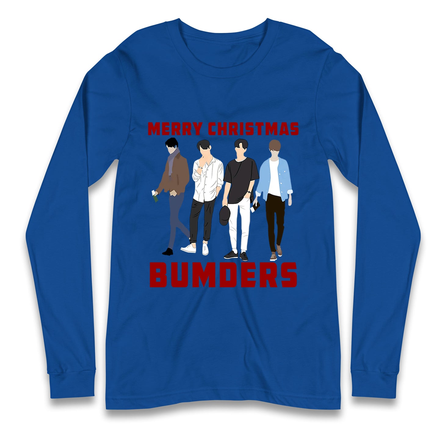 Merry Christmas Bumders The Inbetweeners Long Sleeve T Shirt