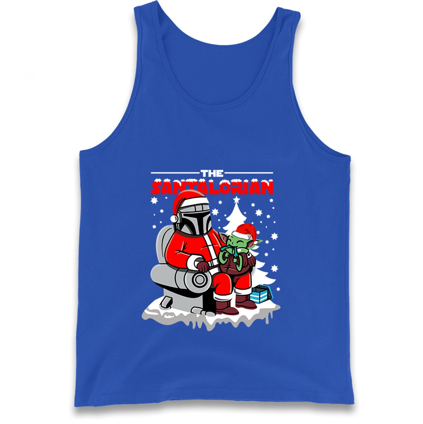 Mandalorian Christmas Tank Top