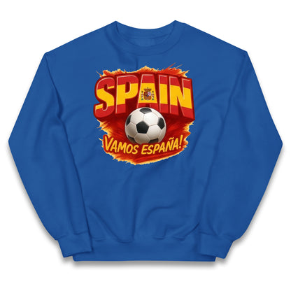 Spain Retro World Cup Kids Jumper
