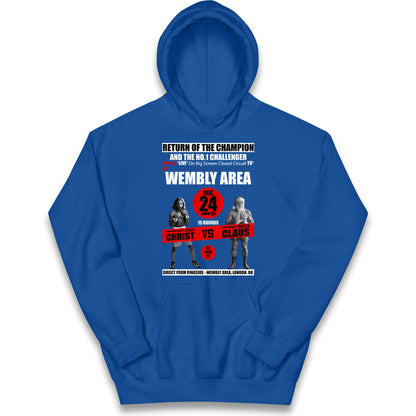 Jesus Christ Vs Santa Claus Kids Hoodie