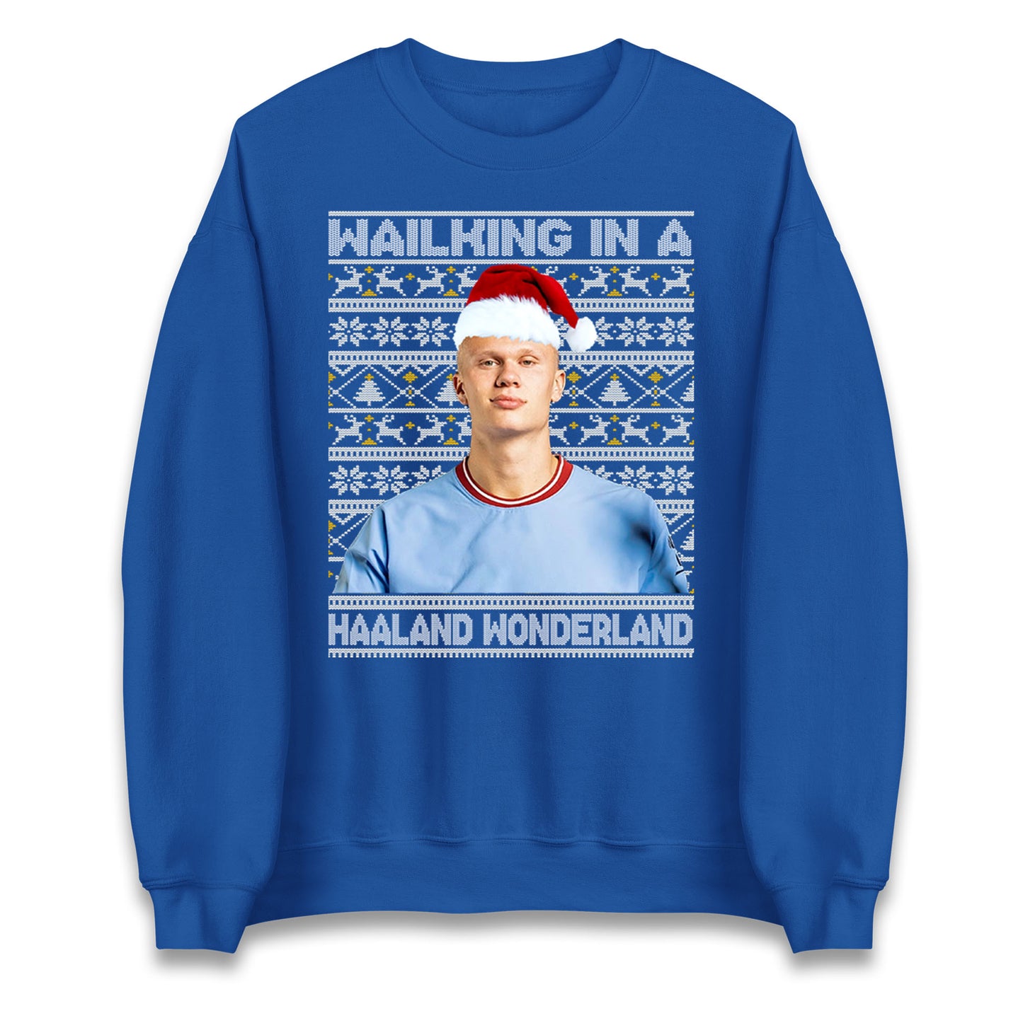 erling haaland christmas sweatshirt