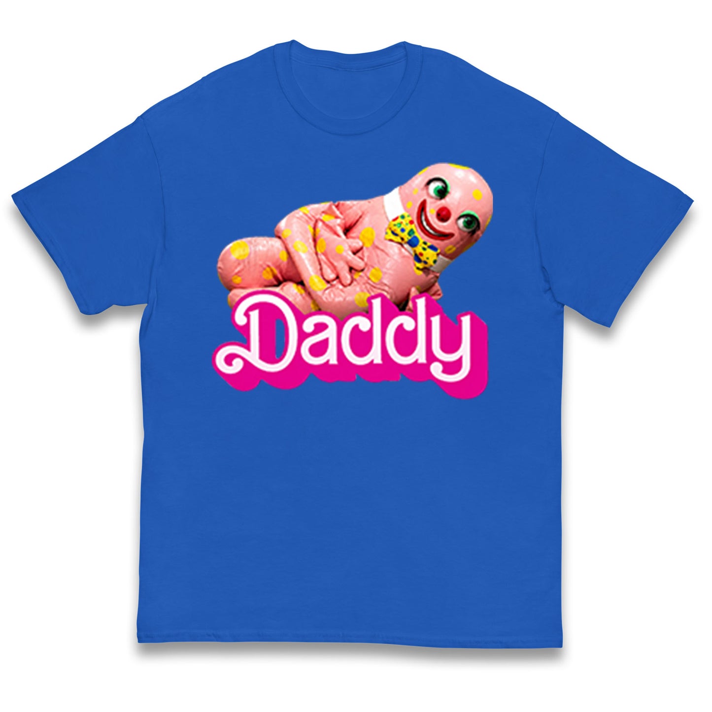Funny Mr Blobby Daddy 90s Retro Kids T Shirt