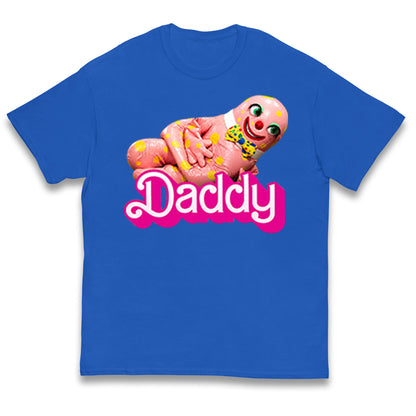 Funny Mr Blobby Daddy 90s Retro Kids T Shirt