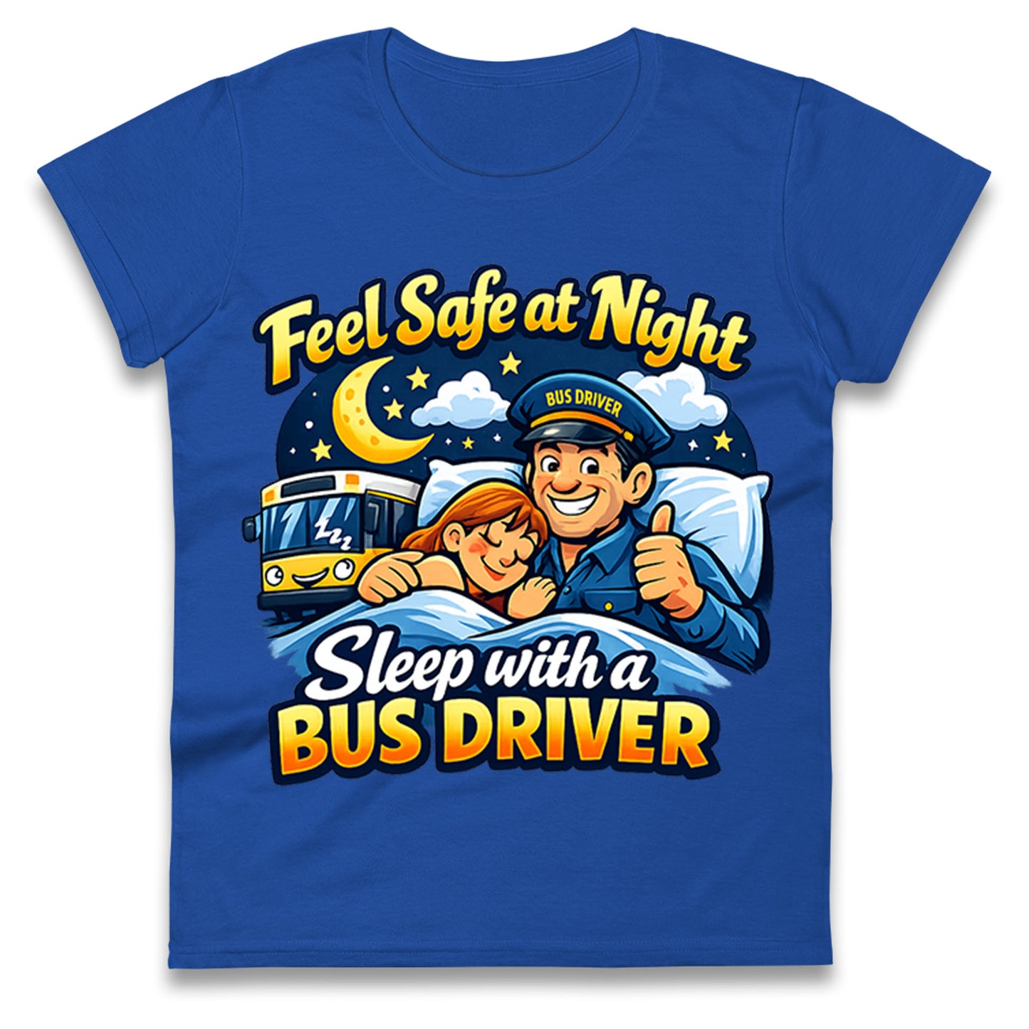 Bus Driver Job Title Ladies T Shirt